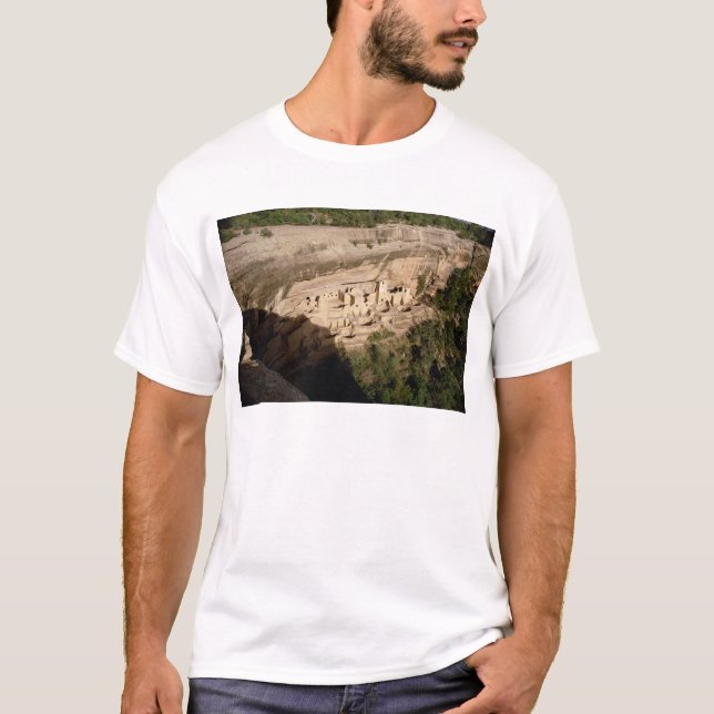 Camiseta Restos de las viviendas de acantilado indias del (Anverso)