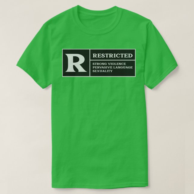 Camiseta Restringida violencia Sexu lenguaje dominante (Diseño del anverso)