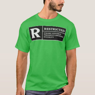 Camiseta Restringida violencia Sexu lenguaje dominante