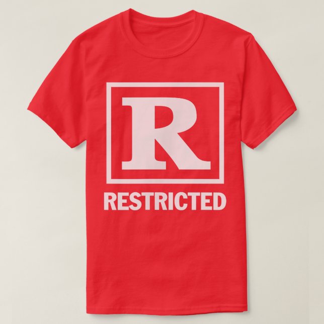 Camiseta Restringido R Película Nocturno Niños Popco (Diseño del anverso)