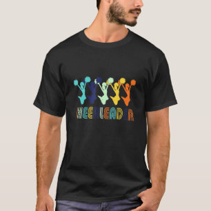 Camiseta Restro Cheerhead Mother Mama Parents Cheerledin