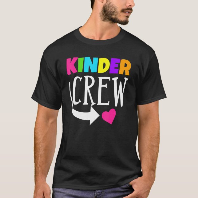 Camiseta Restro Kinder Crew Kindergarten (Anverso)