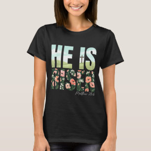 Camiseta Resucitado Boho Pascua Cristiano Jesús Mujeres Niñ