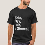 Camiseta Resuelva el Dreidels: Shin, ey, monja, y Gimmel<br><div class="desc">Resuelva el Dreidels: Shin,  ey,  monja,  y Gimmel</div>