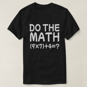 Camiseta Resuelva El Problema De La Enseñanza Funny De Math