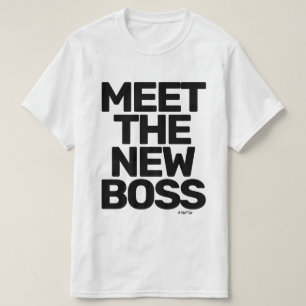 Camiseta Resuelva nuevo Boss (el doble echó a un lado) -