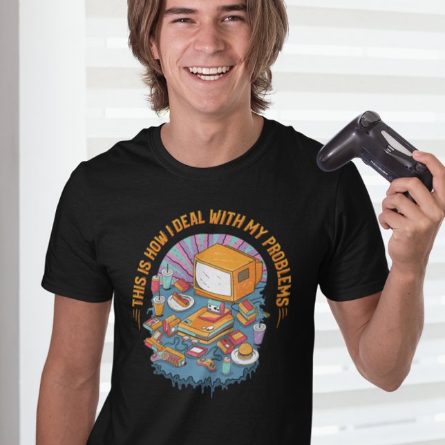 Camiseta Resuelva tus problemas con los juegos retro - Vide (Subido por el creador)