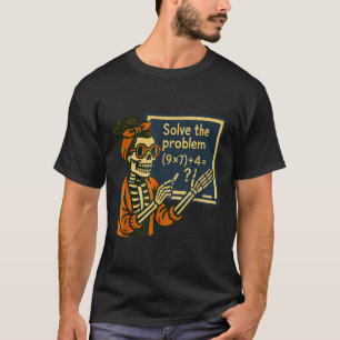 Camiseta Resuelve El Problema 9x7+4 67 Meme Seis Siete Esqu
