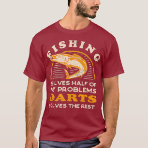Camiseta Resuelve La Mitad De Mis Problemas Con La Pesca De