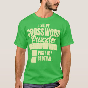 Camiseta Resuelvo los rompecabezas cruzados en mi época de 
