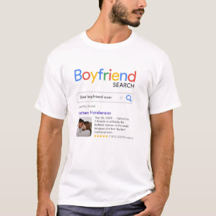 Camiseta Resultado de búsqueda del mejor novio gracioso de