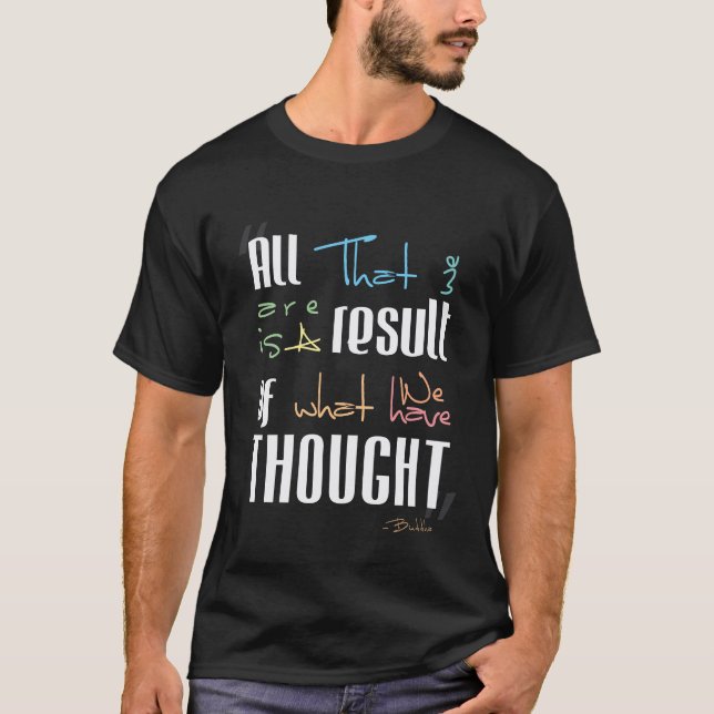 Camiseta Resultado del pensamiento (Anverso)