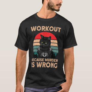 Camiseta Resultado porque el asesinato es un gato negro vin