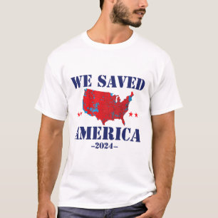 Camiseta Resultados de las elecciones de 2024 de Trump