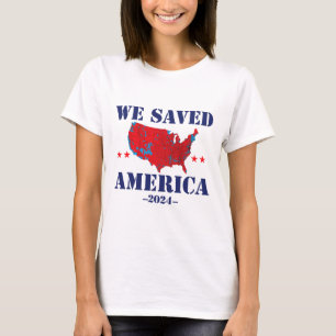 Camiseta Resultados de las elecciones de 2024 de Trump