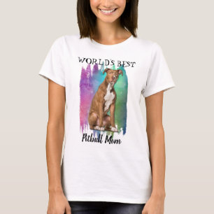 Camiseta Resumen Antecedentes Mejor Mamá Pitbull