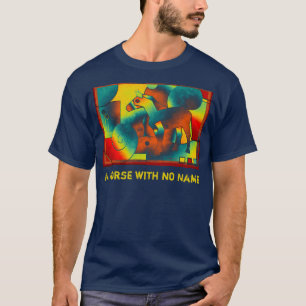 Camiseta Resumen ART - A HORSE - amarillo rojo azul