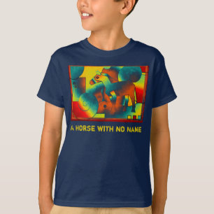 Camiseta Resumen ART - A HORSE - amarillo rojo azul