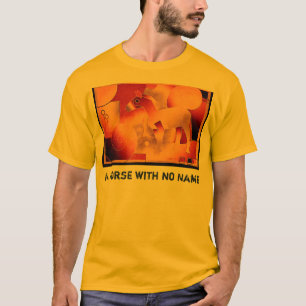 Camiseta Resumen ART - A HORSE - naranja marrón