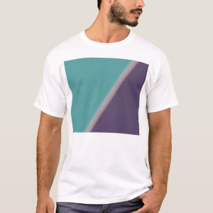 Camiseta Resumen Art Turquoise Purple