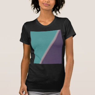 Camiseta Resumen Art Turquoise Purple