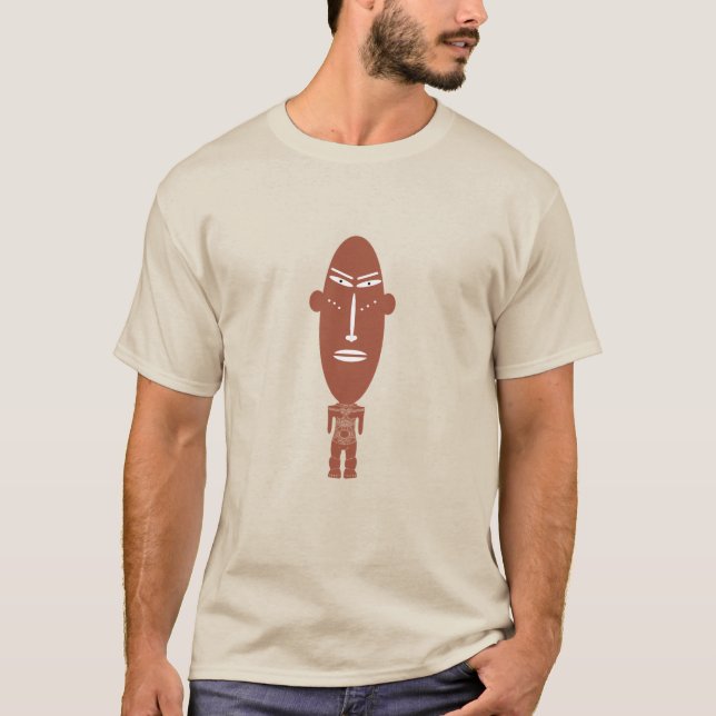 Camiseta Resumen arte indígena tribal africano (Anverso)