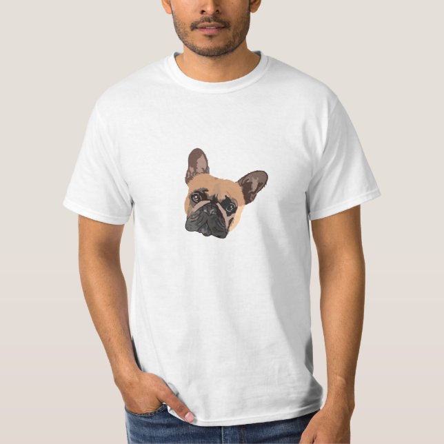 Camiseta Resumen Bulldog francés Mens T-Shirt (Anverso)
