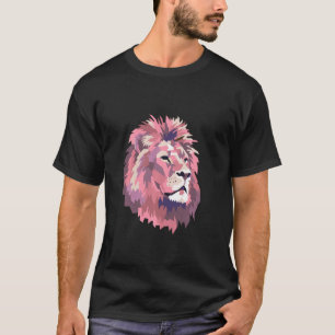Camiseta Resumen Cara de León T Shirt Zoo Animal Zoo Keeper