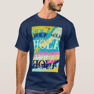 Camiseta Resumen Colorful Hola