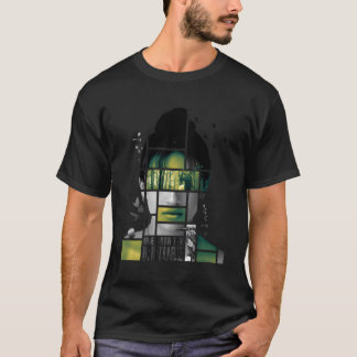 Camiseta Resumen Colorido La Naturaleza Estética De Cara Pa