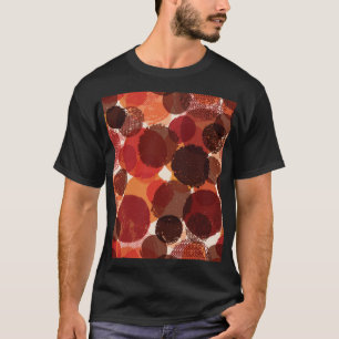 Camiseta Resumen Coloroso Colorante de Patrones Sin Marea