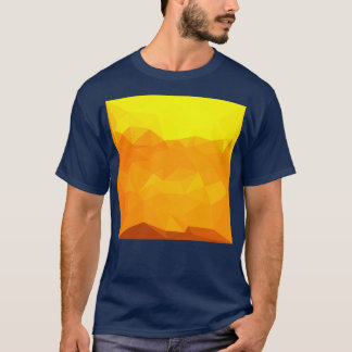 Camiseta Resumen de amarillo cibernético fondo de polígono 