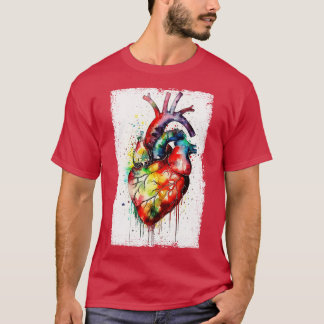 Camiseta Resumen de arte cardíaco