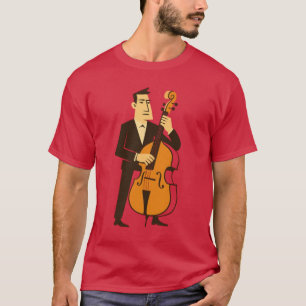 Camiseta Resumen de arte de jazz - Músico moderno gráfico