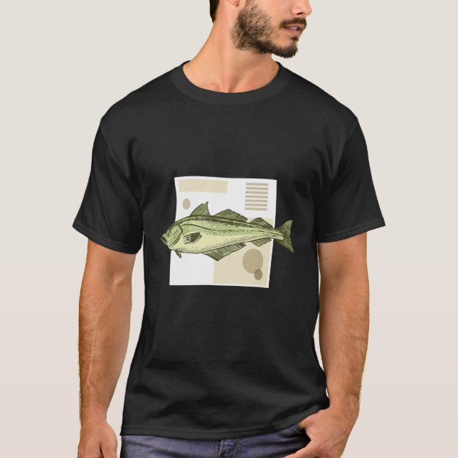 Camiseta Resumen de arte de pescado (Anverso)
