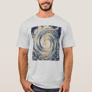 Camiseta Resumen de arte de tormenta de huracanes