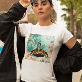 Camiseta Resumen de arte de tortuga