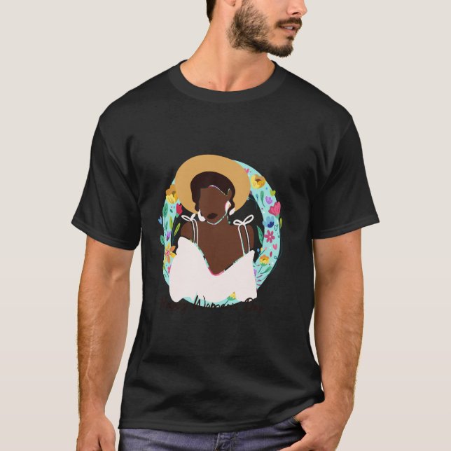 Camiseta Resumen de arte Feliz Día Internacional de la Muje (Anverso)