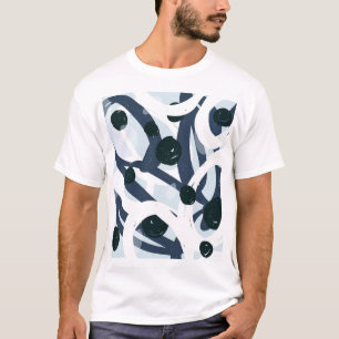 Camiseta Resumen de arte: Ilustracion de pintura sin foco