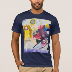 Camiseta Resumen de arte moderno Kandinsky azul rojo amaril