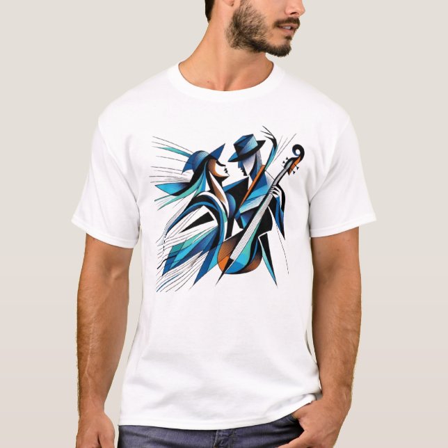 Camiseta Resumen de arte musical (Anverso)