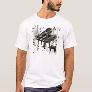 Camiseta Resumen de arte piano