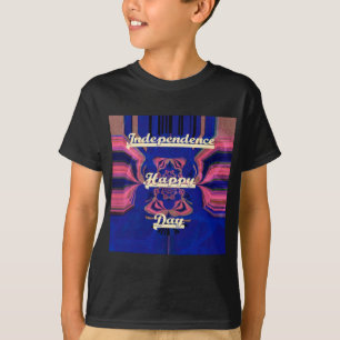 Camiseta Resumen de arte por la celebración del Día de la I