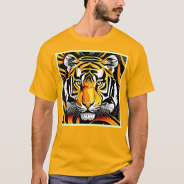 Camiseta Resumen de arte tigre