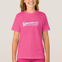 Resumen de béisbol Swish - Girly Word Art