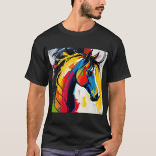 Camiseta Resumen de caballos Style Groovy de los años 60