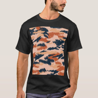 Camiseta Resumen de Camuflaje: Papel de escritorio Vintage