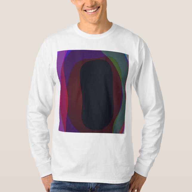 Camiseta Resumen de color oscuro 716 (Anverso)