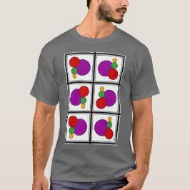 Camiseta Resumen de cuadrados y círculos
