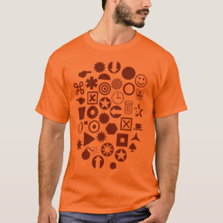 Camiseta Resumen de dingbat - Tuerca